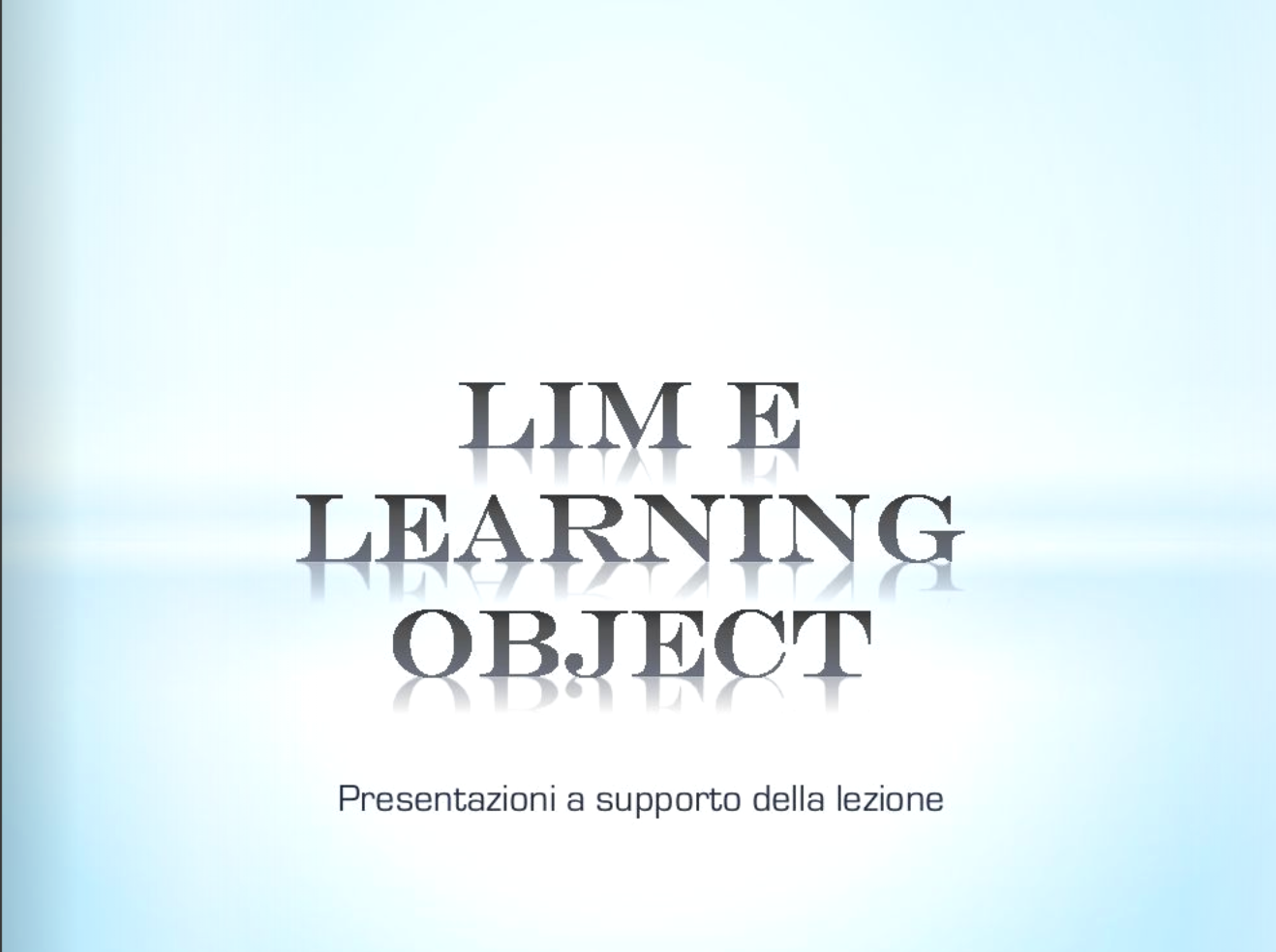 Lim e Learning Object