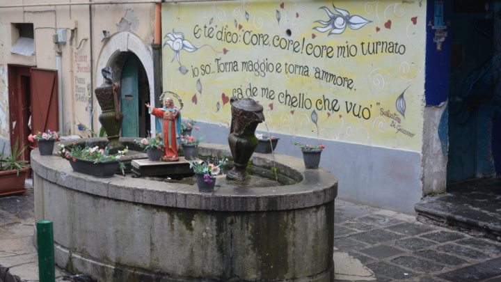 Salerno, giardino e murales. La mappa