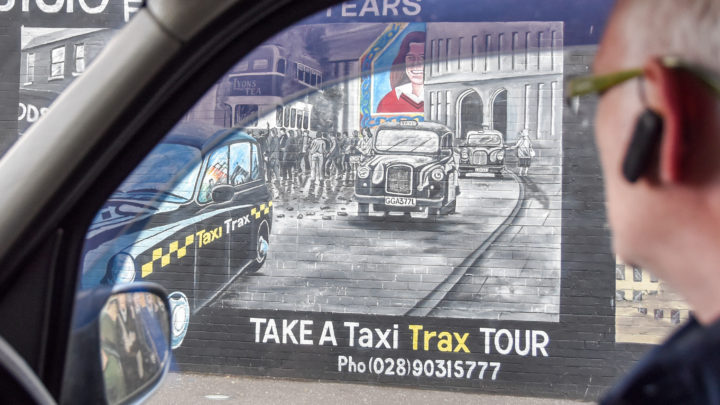 Belfast, vista dai Black Cab