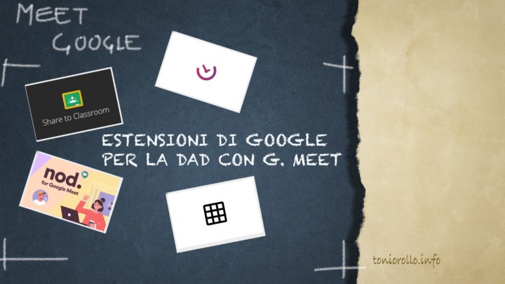 Estensioni di Google per Meet