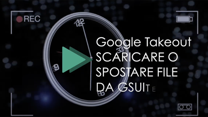 Trasferire e scaricare dati da GSuite