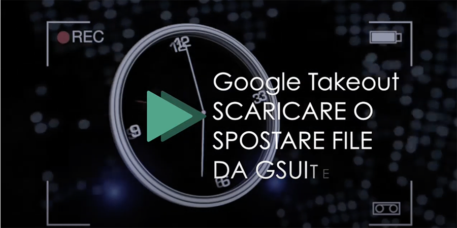 Trasferire e scaricare dati da GSuite