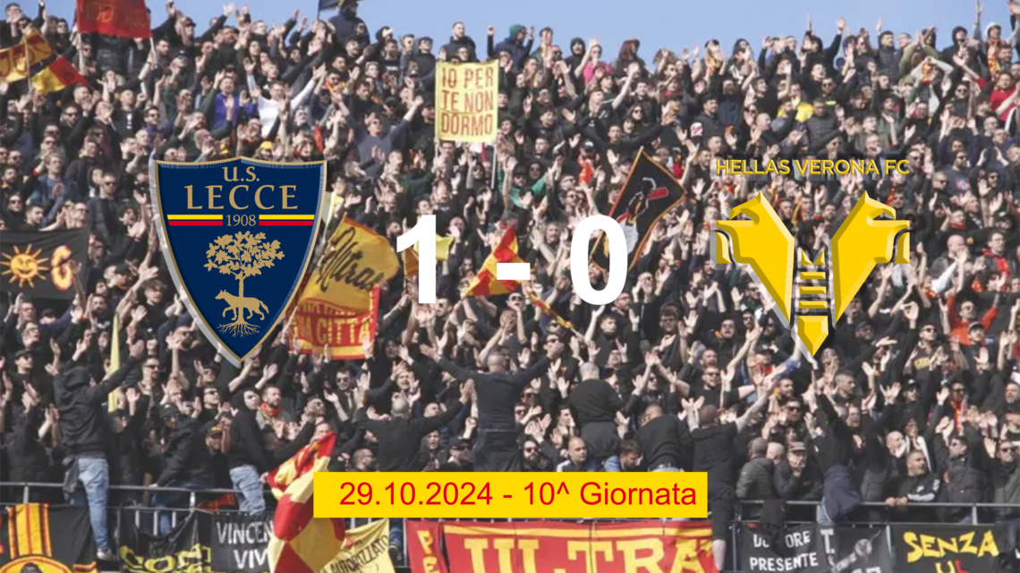 Lecce – Verona. Sorriso Amaro